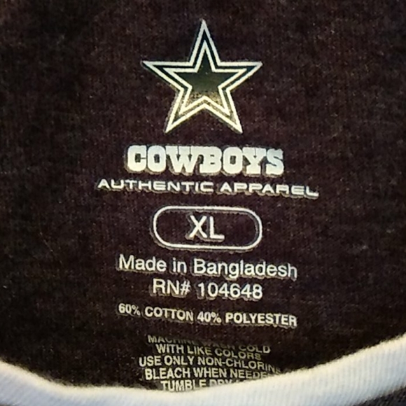 Dallas Cowboys Heart Tee - Picture 3 of 4